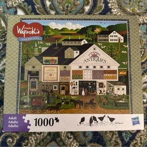 VTG 2009 Charles Wysocki Americana Peppercricket Farms 1000 Pc Jigsaw Puzzle